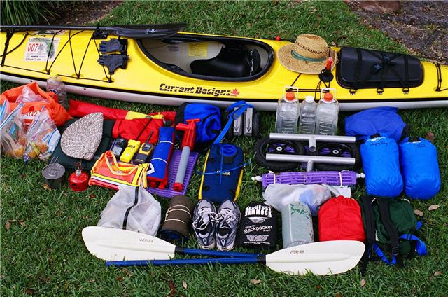 kayaking kit